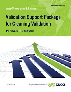 Documentação para validação de limpeza (TOC Sievers)
